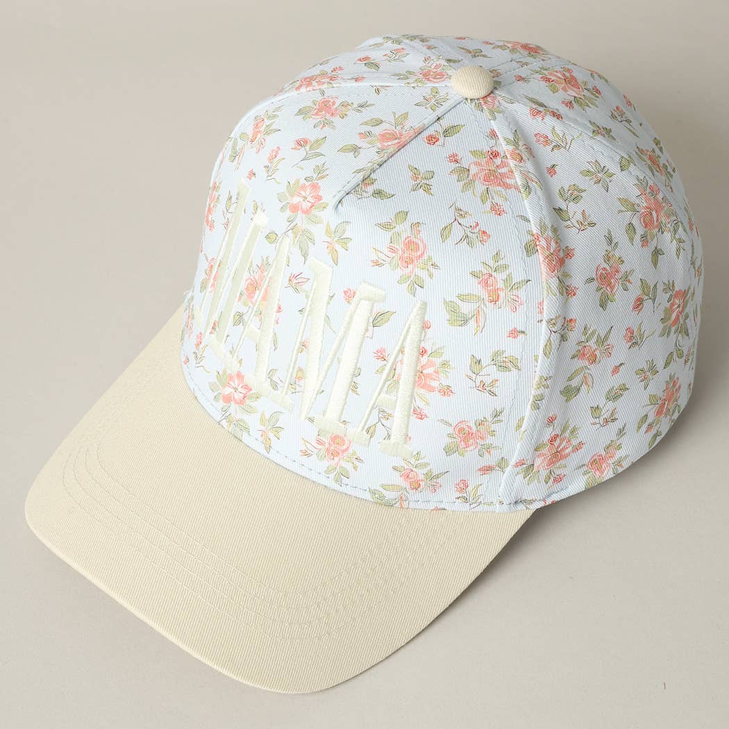 MAMA Floral Hat