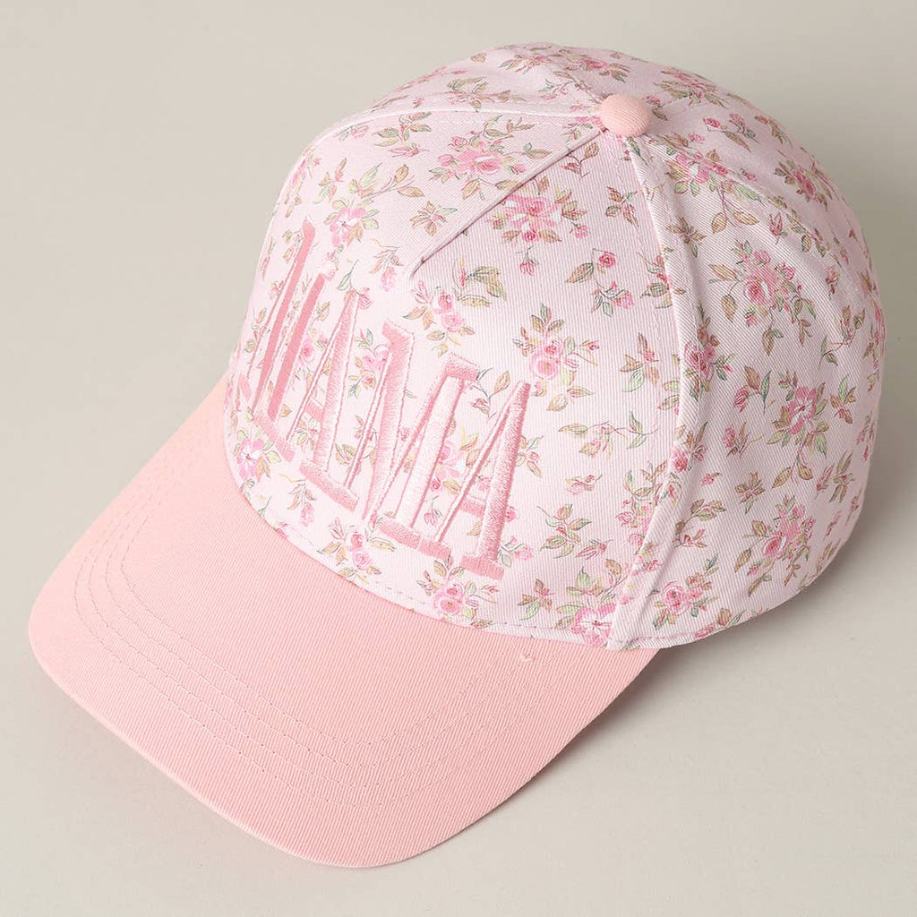 MAMA Floral Hat