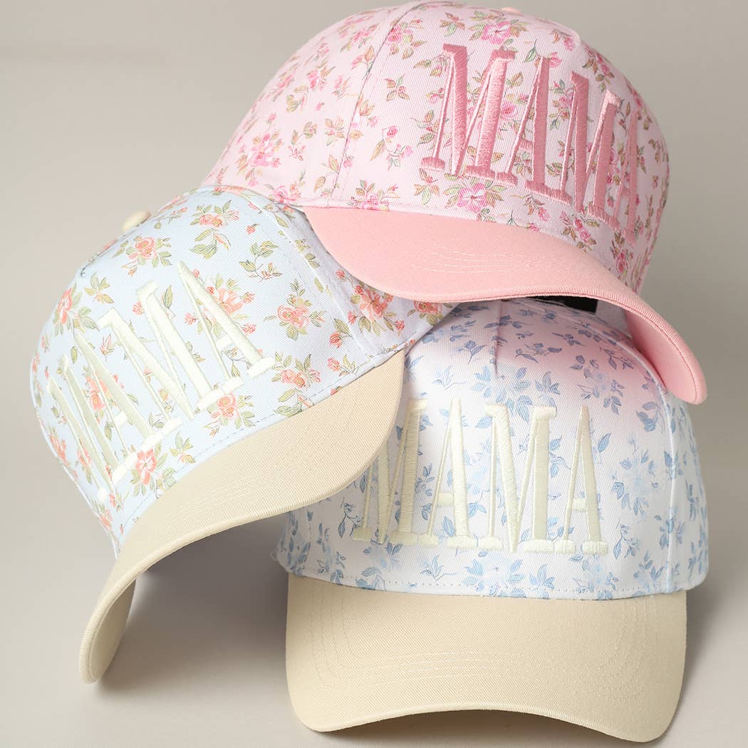 MAMA Floral Hat